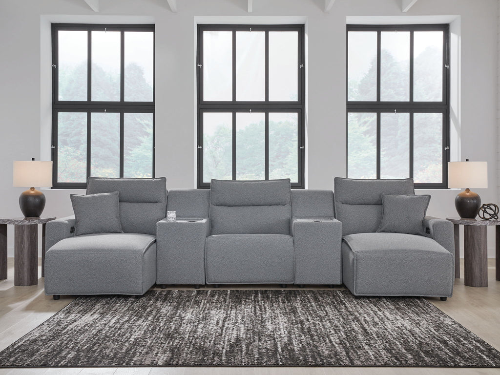 Modmax II - Reclining Sectional - Salt And Pepper
