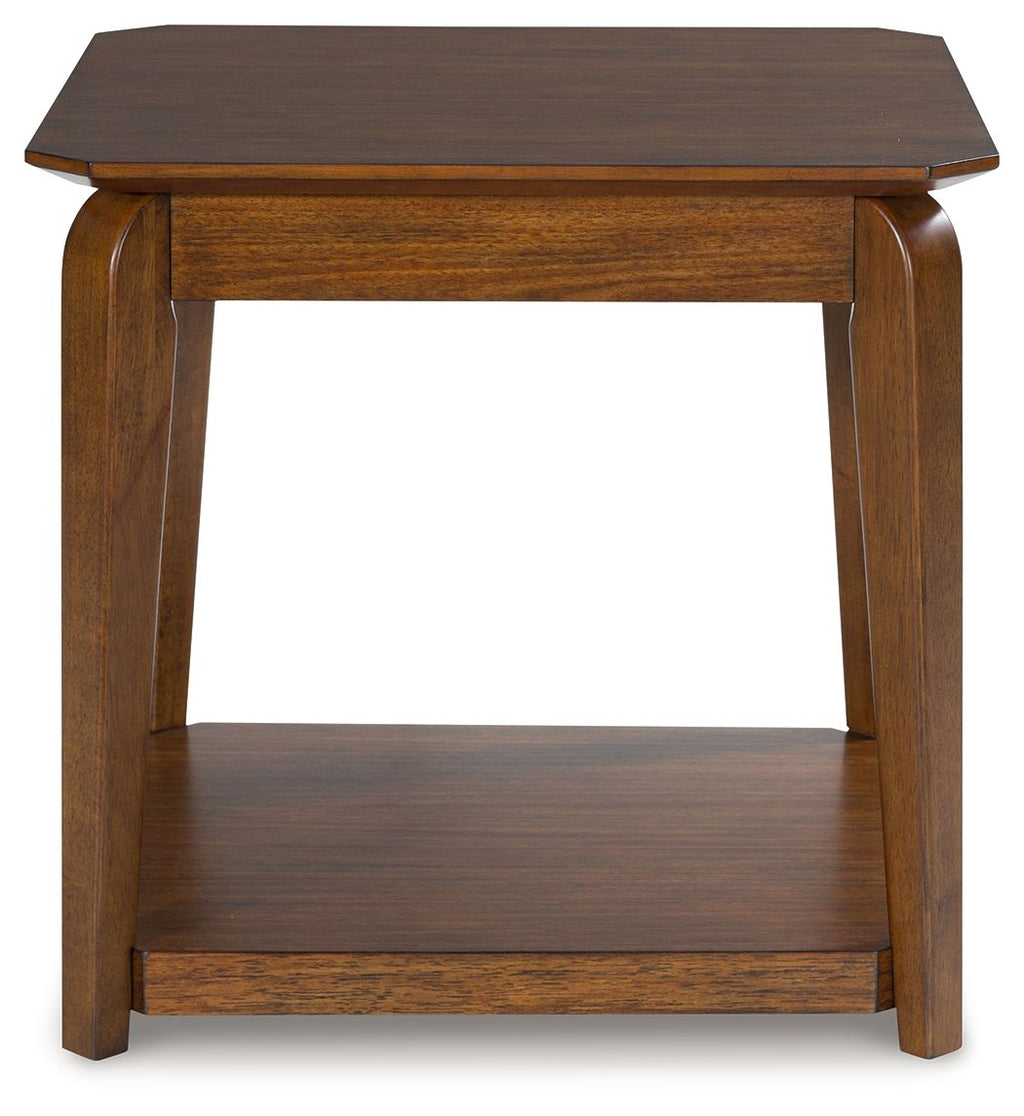 Trenmour - Square End Table - Medium Brown