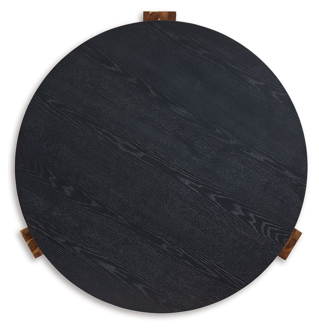 Breenmore - Occasional Table Set (Set of 2) - Black / Natural