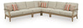Clare View - 5-Piece Outdoor Sectional - Beige