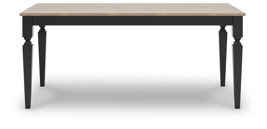 Brenkerton - Rectangular Dining Room Table - Grayish Brown / Black