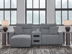 Modmax II - Reclining Sectional - Salt And Pepper