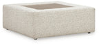 Ashbourne Estate - Oversized Accent Ottoman - Snowstone