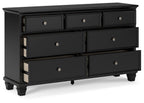 Lanolee - Dresser - Black