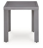 Half Moon Beach - Square End Table - Gray