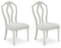 Montelaine - Dining Upholstered Side Chair (Set of 2) - Antique White