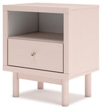 Wistenpine - One Drawer Night Stand - Blush