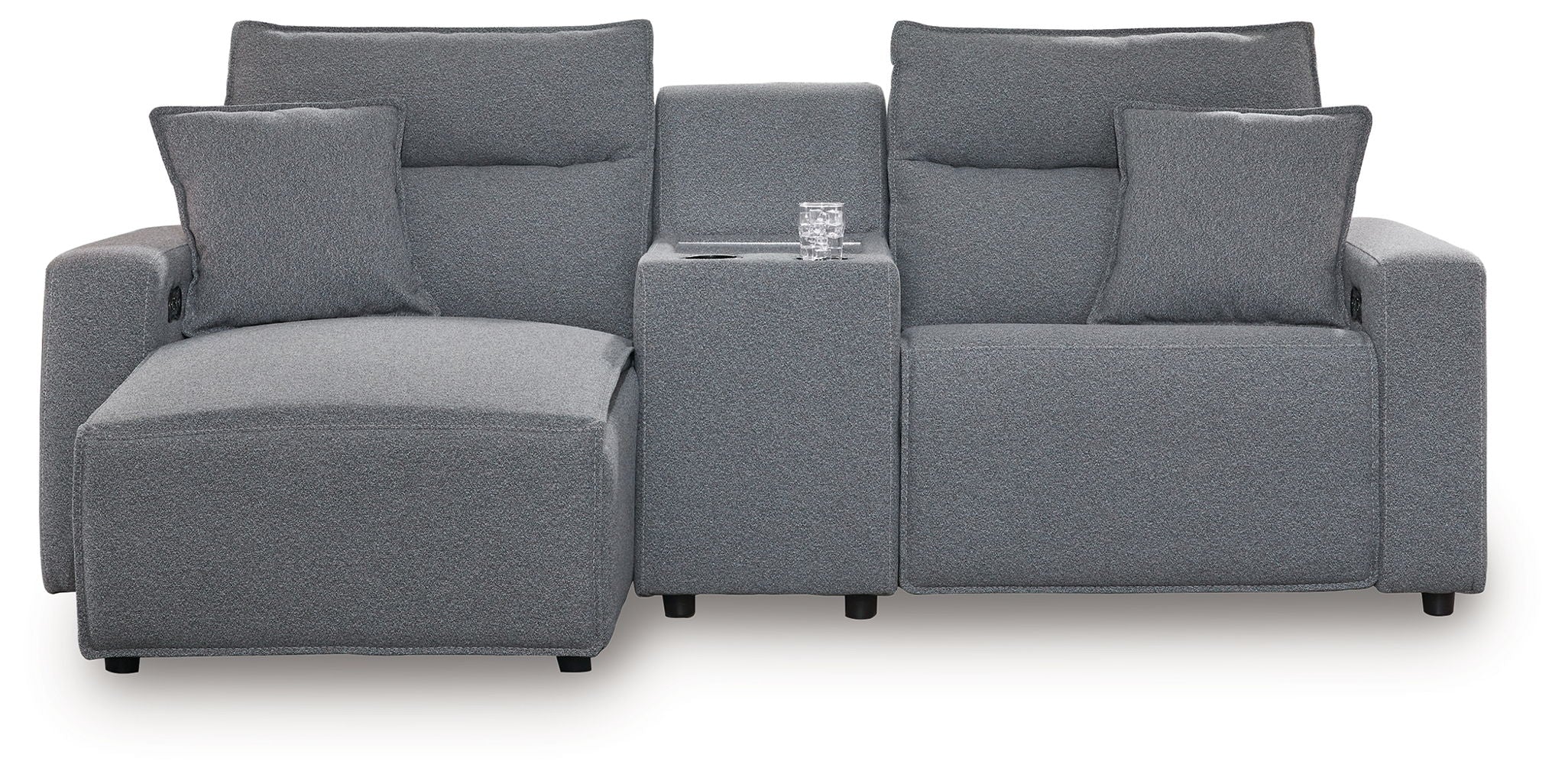 Modmax II - Reclining Sectional - Salt And Pepper