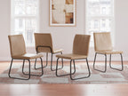 Pharwynn - Dining Upholstered Side Chair (Set of 4) - Toast