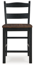 Valebeck - Barstool (Set of 2) - Black / Brown