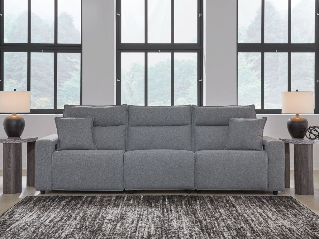 Modmax II - Reclining Sectional - Salt And Pepper
