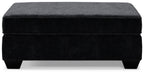 Lavernett - Oversized Accent Ottoman - Charcoal