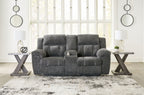Frohn - Dbl Reclining Loveseat With Console