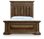 Frantanna - 3 Pc. - Queen Panel Bed, Dresser And Mirror - Brown