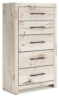 Lawroy - Five Drawer Chest - Light Natural