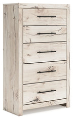 Lawroy - Five Drawer Chest - Light Natural