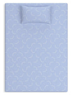 Ikidz Ocean - Mattress Twin size And Pillow Set of 2 - Blue