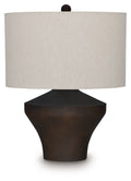 Dolanham - Metal Table Lamp - Distressed Brown