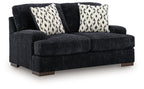 Whitmore Manor - Loveseat - Black Pearl