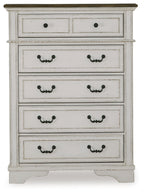 Blendon - Five Drawer Chest - Two-tone