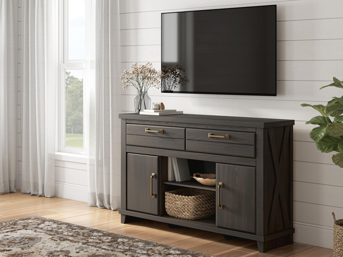 Brazen Valley - TV Stand With Fireplace Option