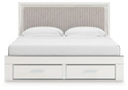 Zuraleus - Upholstered Panel Platform Storage Bed