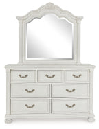 Montelaine - Dresser And Mirror - Antique White