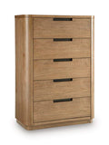Pamaria - Five Drawer Chest - Light Brown