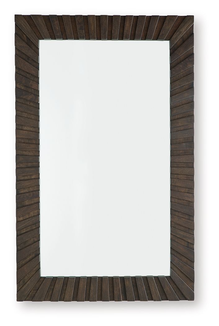 Advin - Accent Mirror - Dark Brown