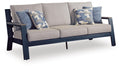 East Beach - Sofa With Cushion - Blue