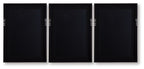 Jossletts - Wall Art Set (Set of 3) - Orange / Black / Ivory