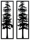 Bondwell - Indoor/Outdoor Wall Decor Set (Set of 2) - Black