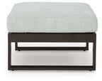 Beachloft - Ottoman With Cushion - Black / Gray