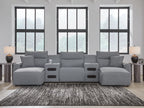 Modmax II - Reclining Sectional - Salt And Pepper