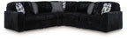 Midnight-Madness - 5 Piece Sectional