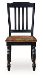 Clorazi - Dining Room Side Chair (Set of 2) - Black / Brown