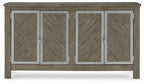 Krystanza - Dining Room Server - Weathered Gray