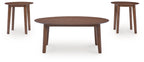 Gordonay - Occasional Table Set (Set of 3) - Brown