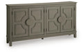 Darlock - Accent Cabinet - Warm Gray