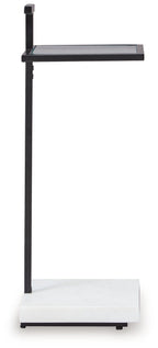 Mannill - Accent Table - Black / White