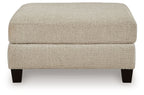 Steelwater Retreat - Oversized Accent Ottoman - Latte