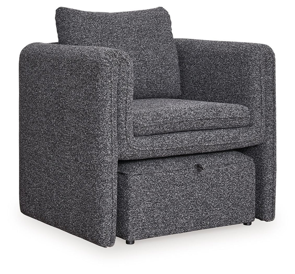 Vreni - Accent Chair - Charcoal / Black