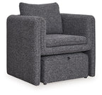 Vreni - Accent Chair - Charcoal / Black