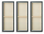 Larrondale - Wall Art Set (Set of 3) - Black / Gray / Brown