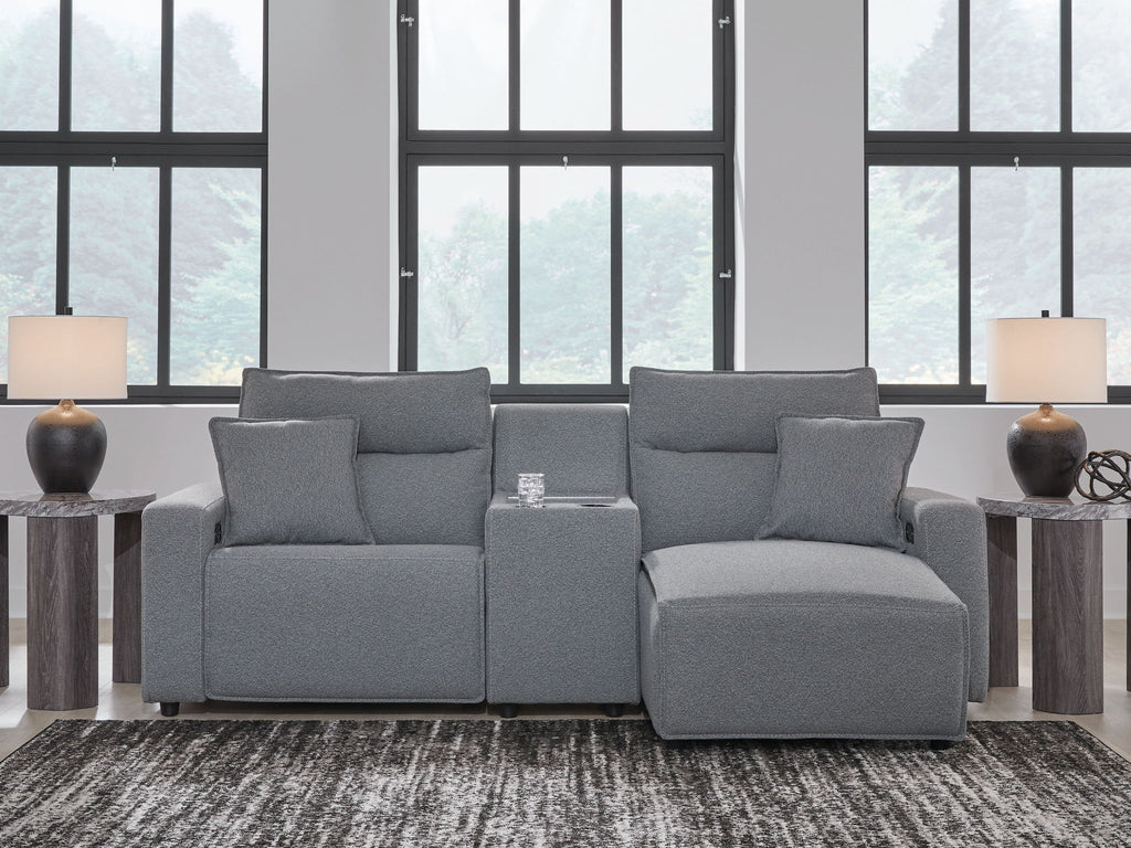 Modmax II - Reclining Sectional - Salt And Pepper