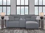 Modmax II - Reclining Sectional - Salt And Pepper