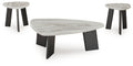 Lilyberg - Occasional Table Set (Set of 3) - Gray / Black