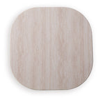 Dolan Creek - Square End Table - Beige / Brown