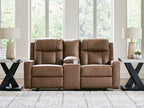 Mackmenville - Double Reclining Loveseat With Console