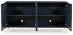 Loirwick - Accent Cabinet - Dark Blue